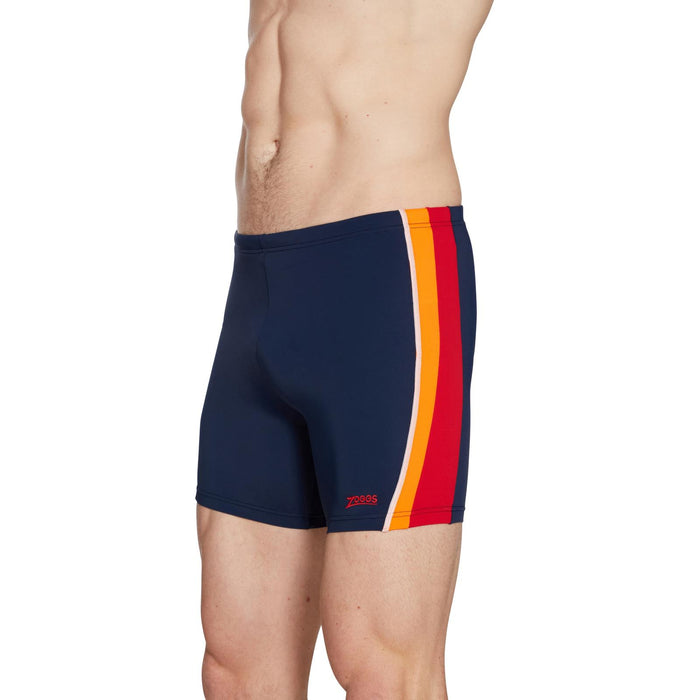 Bañador de Pierna Cuadrada Toronto Hip Racer 32 Hombre Azul-Rojo Talla 42-4XL Zoggs 462932NVRD42