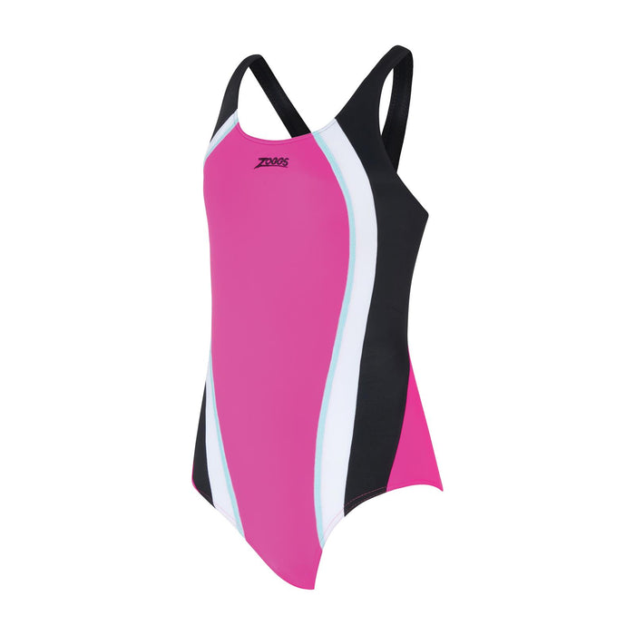 Bañador de una pieza Toronto Flyback Niña Magenta-Negro Talla 28-8A Zoggs 463314MGBK28