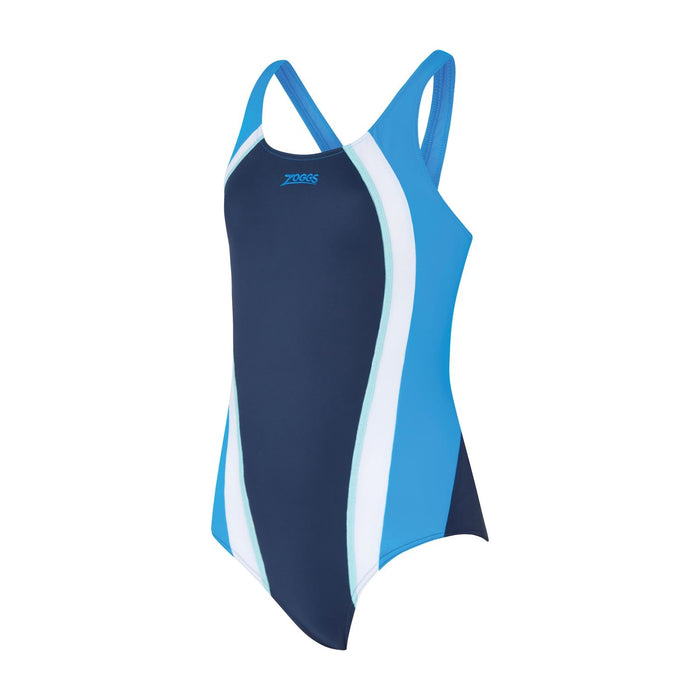 Bañador de una pieza Toronto Flyback Niña Marín-Celeste Talla 26-6A Zoggs 463314NVLB26