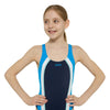 Bañador de una pieza Toronto Flyback Niña Marín-Celeste Talla 32-12A Zoggs 463314NVLB32