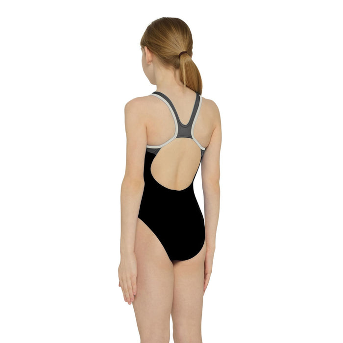 Bañador de una pieza Tokyo Iceback Niña Negro-Gris Talla 26-6A Zoggs 463315BKGY26