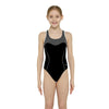 Bañador de una pieza Tokyo Iceback Niña Negro-Gris Talla 32-12A Zoggs 463315BKGY32