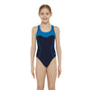 Bañador de una pieza Tokyo Iceback Niña Marín-Celeste Talla 32-12A Zoggs 463315NVLB32