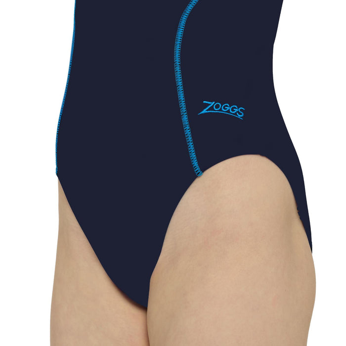 Bañador de una pieza Tokyo Iceback Niña Marín-Celeste Talla 32-12A Zoggs 463315NVLB32