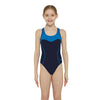 Bañador de una pieza Tokyo Iceback Niña Marín-Celeste Talla 34-14A Zoggs 463315NVLB34