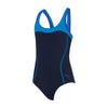 Bañador de una pieza Tokyo Iceback Niña Marín-Celeste Talla 34-14A Zoggs 463315NVLB34