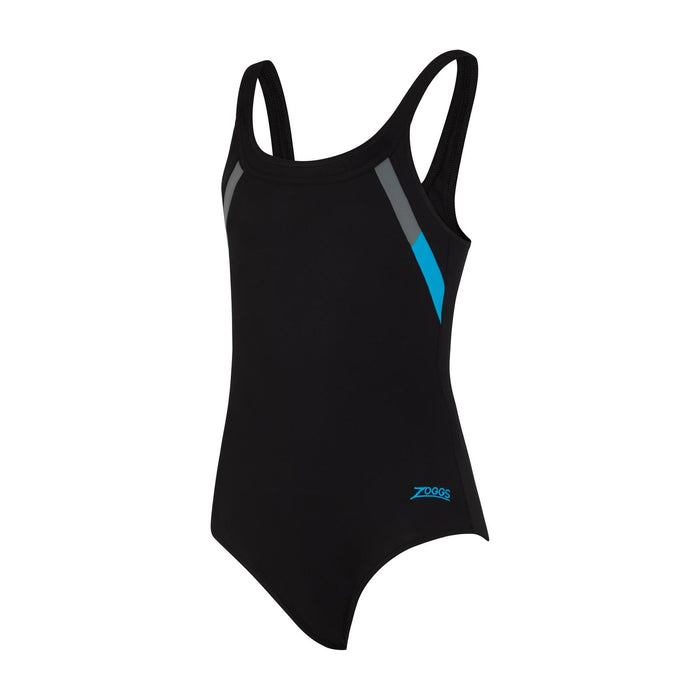 Bañador de una pieza Sydney U Back Niña Negro-Gris Talla 26-6A Zoggs 463316BKGY26