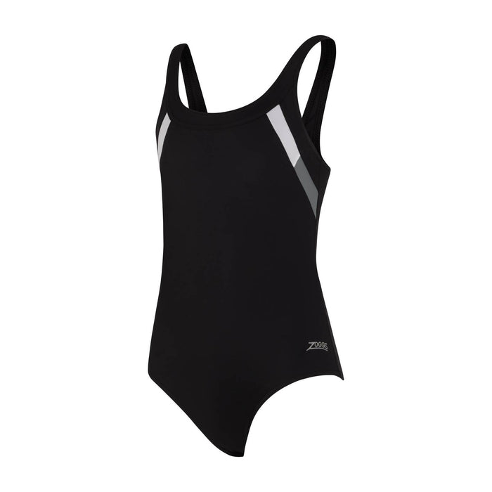 Bañador de una pieza Sydney U Back Niña Negro-Blanco Talla 32-12A Zoggs 463316BKWH32