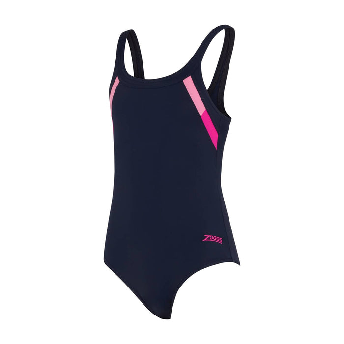 Bañador de una pieza Sydney U Back Niña Marino-Rosa Talla 28-8A Zoggs 463316NVPK28