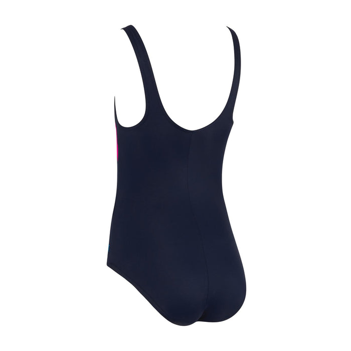 Bañador de una pieza Sydney U Back Niña Marino-Rosa Talla 34-14A Zoggs 463316NVPK34