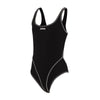 Bañador de una pieza Melbourne Haxback Niña Negro-Blanco Talla 30-10A Zoggs 463317BKWH30