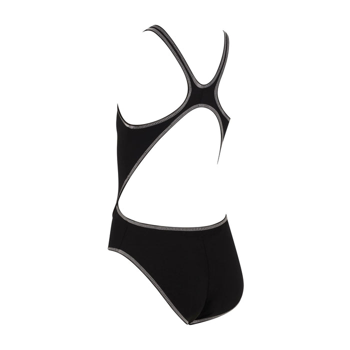 Bañador de una pieza Melbourne Haxback Niña Negro-Blanco Talla 30-10A Zoggs 463317BKWH30