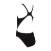 Bañador de una pieza Melbourne Haxback Niña Negro-Blanco Talla 30-10A Zoggs 463317BKWH30