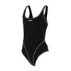 Bañador de una pieza Melbourne Haxback Niña Negro-Blanco Talla 32-12A Zoggs 463317BKWH32