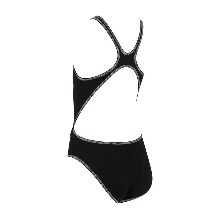 Bañador de una pieza Melbourne Haxback Niña Negro-Blanco Talla 32-12A Zoggs 463317BKWH32