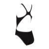 Bañador de una pieza Melbourne Haxback Niña Negro-Blanco Talla 32-12A Zoggs 463317BKWH32