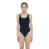 Bañador de una pieza Melbourne Haxback Niña Marino-Azul Claro Talla 28-8A Zoggs 463317NVLB28