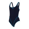 Bañador de una pieza Melbourne Haxback Niña Marino-Azul Claro Talla 30-10A Zoggs 463317NVLB30