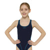 Bañador de una pieza Melbourne Haxback Niña Marino-Azul Claro Talla 32-12A Zoggs 463317NVLB32