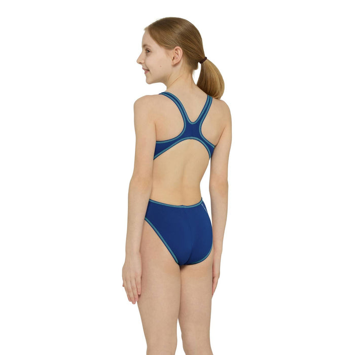 Bañador de una pieza Melbourne Haxback Niña Royal-Menta Talla 30-10A Zoggs 463317RYMN30