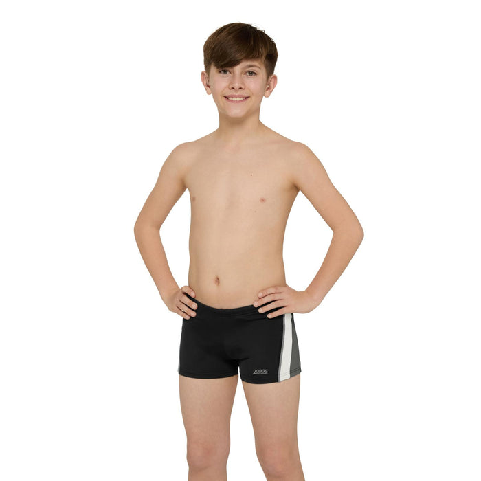Bañador Toronto Hip Racer 21 Niño Negro-Gris Talla 24-8A Zoggs 463484BKGY24
