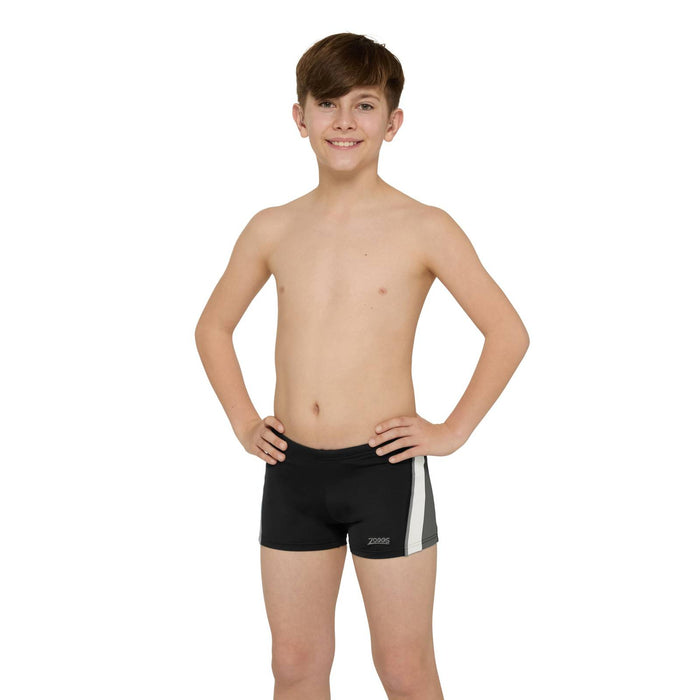 Bañador Toronto Hip Racer 21 Niño Negro-Gris Talla 25-10A Zoggs 463484BKGY25