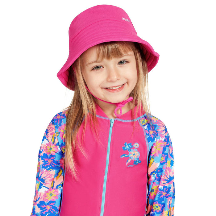 Sombrero de sol Barlins Bucket Niña Rosa Talla Única Zoggs 463700PKEM