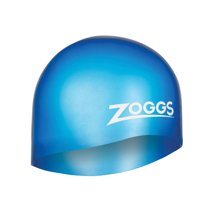 Gorro de Natación Fácil Ajuste Silicona Azul Zoggs 465003BL