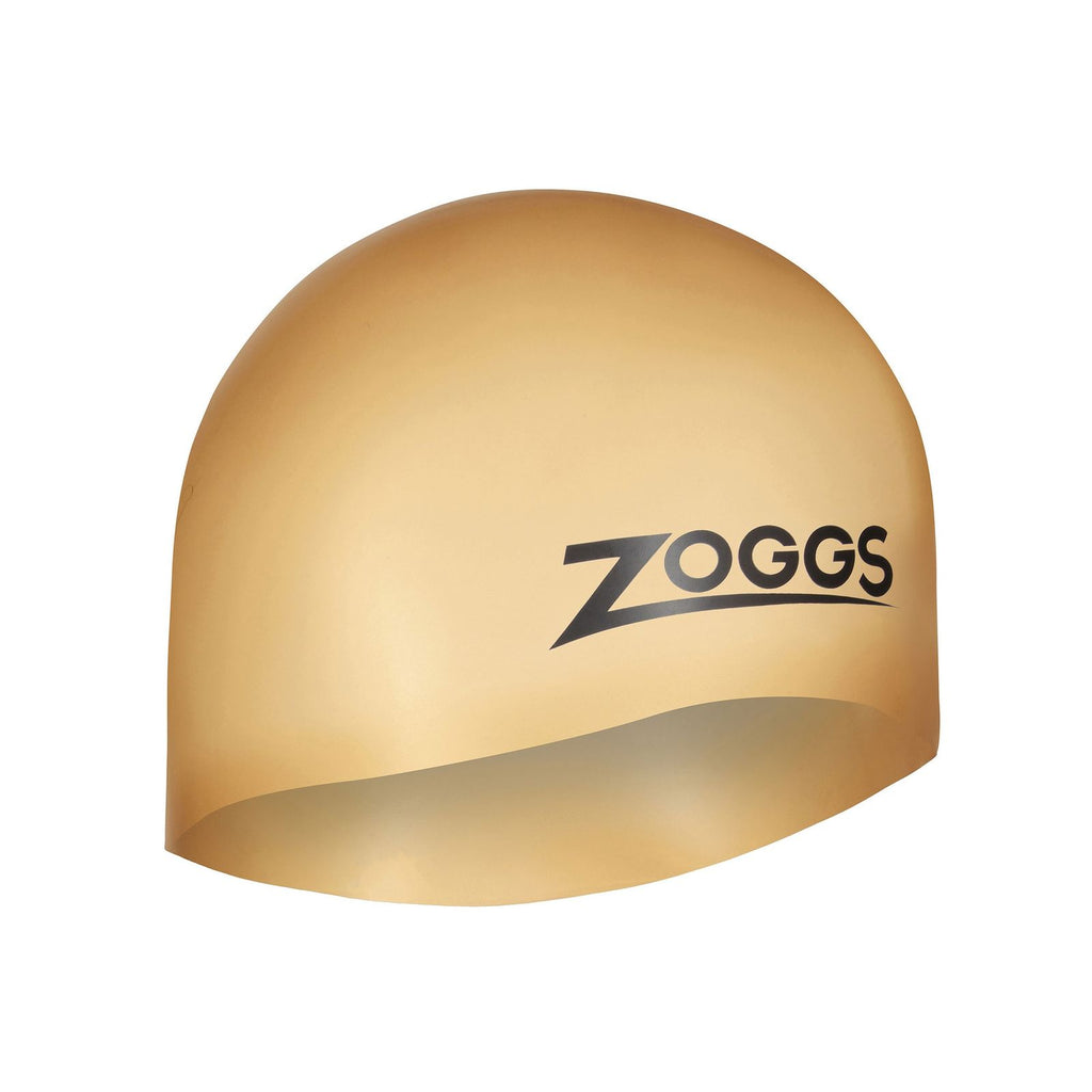 Gorro de Natación Fácil Ajuste Silicona Dorado Zoggs 465003GD