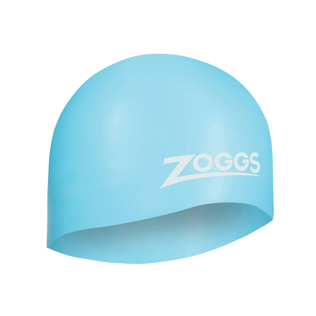 Gorro de Natación de Silicona Fácil Ajuste Azul Claro Zoggs 465003LB
