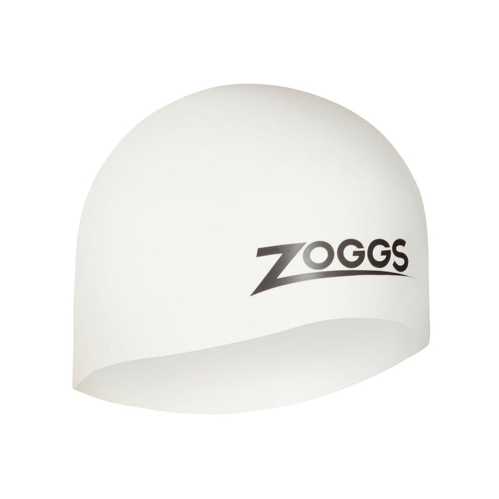Gorro de Natación Fácil Ajuste Silicona Blanco Zoggs 465003WH