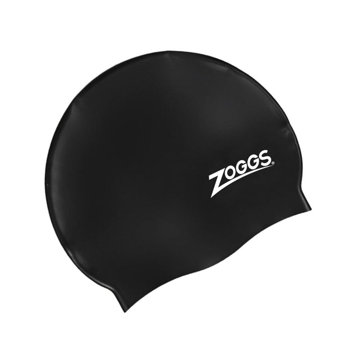 Gorro de Natación de Silicona Negro Zoggs 465024BK