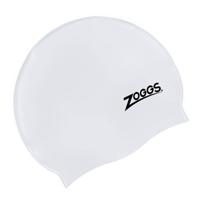Gorro de Natación de Silicona Blanco Zoggs 465024WH