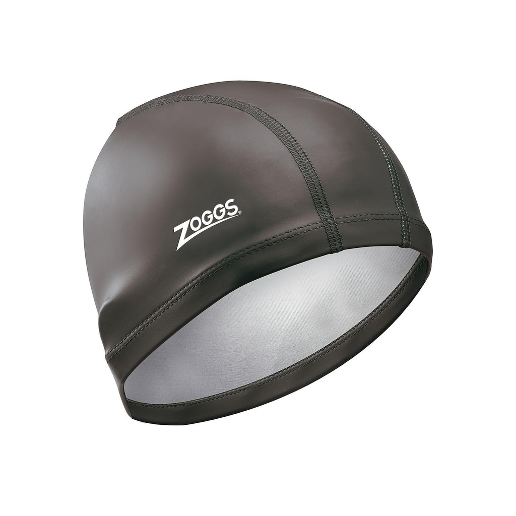 Gorro de natación Nylon Spandex con recubrimiento de PU Negro Zoggs 465034BK