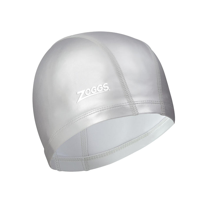 Gorro de natación Nylon Spandex con recubrimiento de PU Plateado Zoggs 465034SI