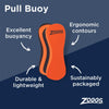 Pull buoy de natación negro-naranja Zoggs 465206BKOR