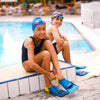 Aletas de natación de hoja corta Eco Aqua EU 45-46-UK 11-12-US 12-13 Zoggs 465220BLAQ112