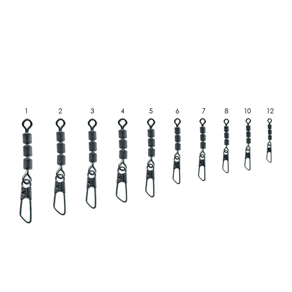 Cadenas de giro de barril rodante con gancho 6pcs №3 Expert Predator 48110