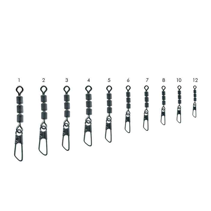 Cadenas de giro de barril rodante con gancho 6pcs №3 Expert Predator 48110