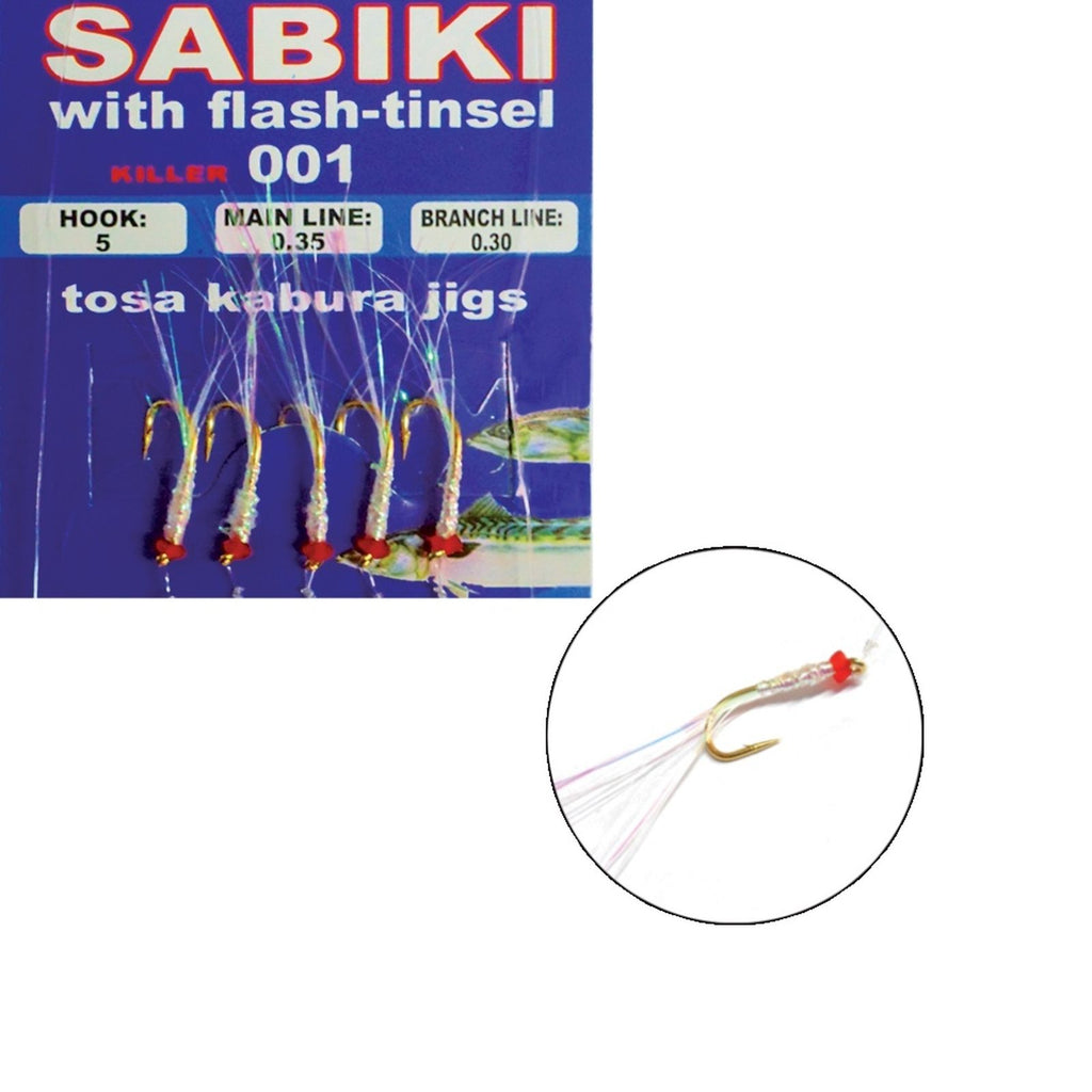 Equipos Sabiki con destello Killer 20pcs №4 Expert Predator 4826404