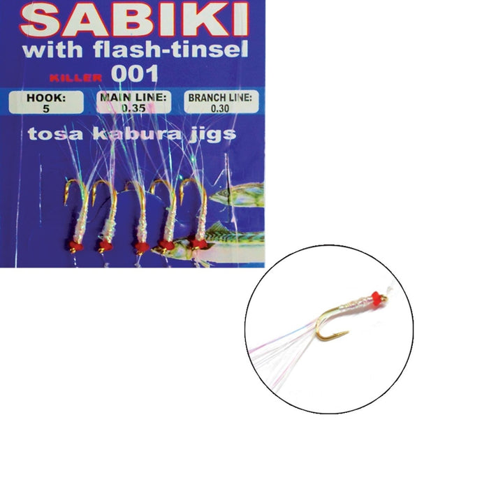 Equipos Sabiki con destello Killer 20pcs №6 Expert Predator 4826406