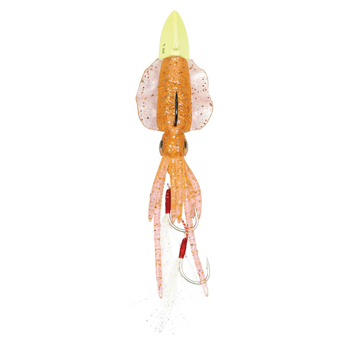 Cebo Blando de Silicona Wakame Doble Asistente Naranja 13cm 35g Depredador Experto 48316OR
