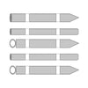 Aguja de Gusano Inox 30x0,6cm Lineaeffe 4990228