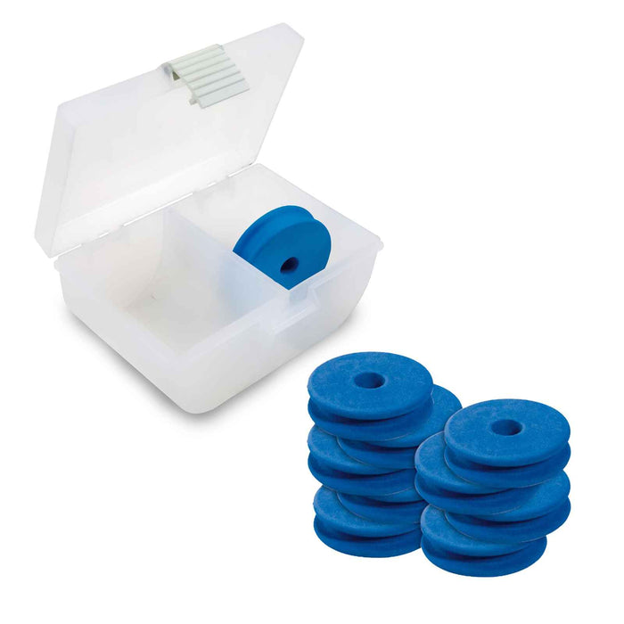 Caja con 10 bobinadores de neopreno Lineaeffe 4996433