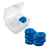 Caja con 10 bobinadores de neopreno Lineaeffe 4996433