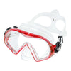 Máscara de Buceo Poseidon Clara-Roja Abysstar 50050RD