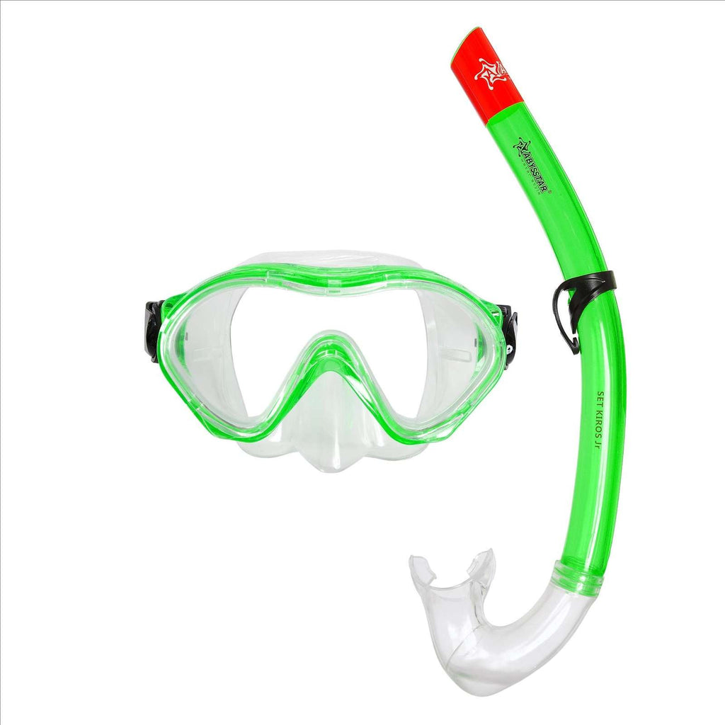 Kit de snorkel Kiros Niños Claro-Verde Abysstar 50053GR