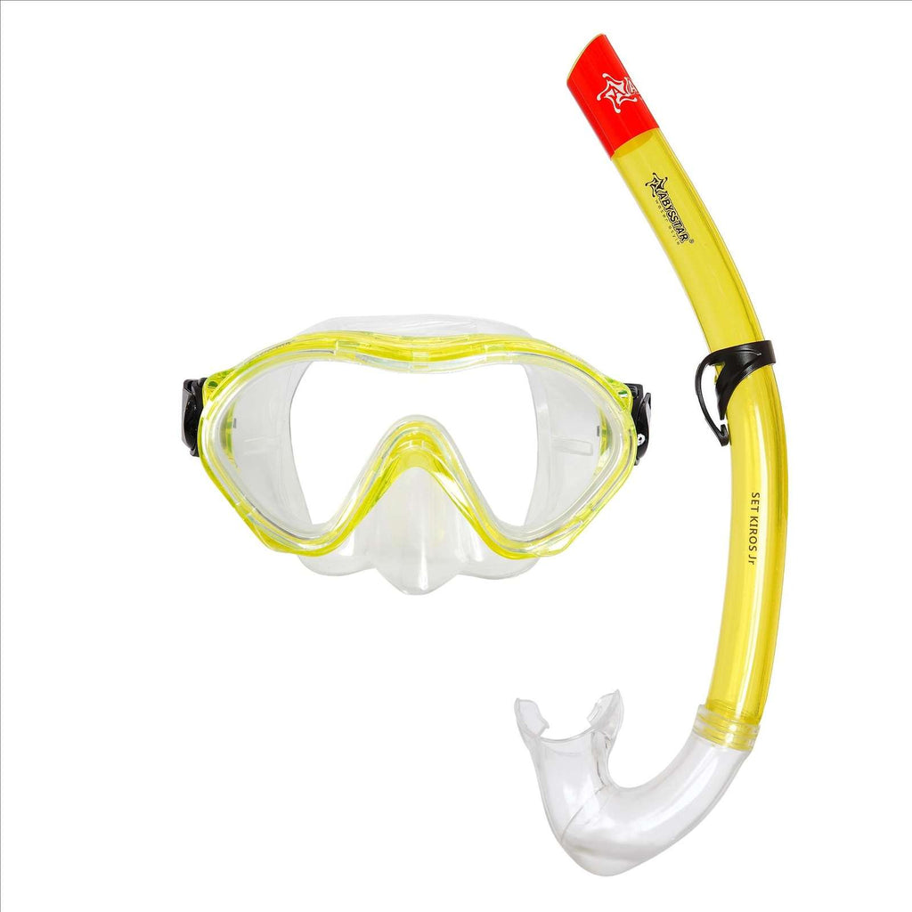 Kit de snorkel Kiros Niños Claro-Amarillo Abysstar 50053YLL