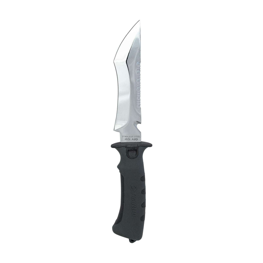 Cuchillo de buceo Dragon Negro 14,5cm Abysstar 50161