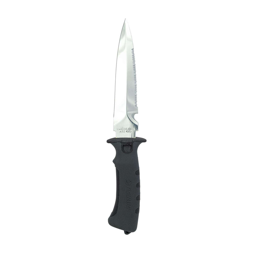 Cuchillo de buceo Dragon Kill Negro 14,5cm Abysstar 50162